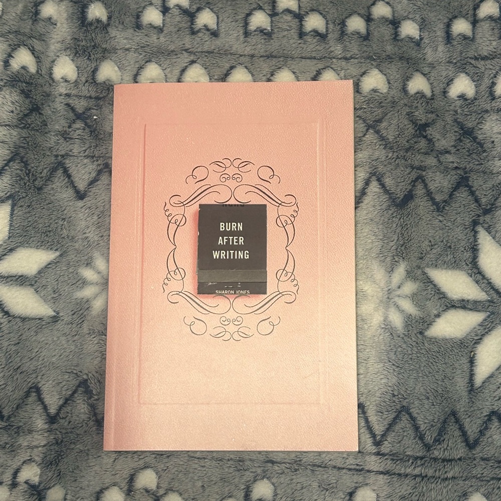 Burn After Writing Pink Journal